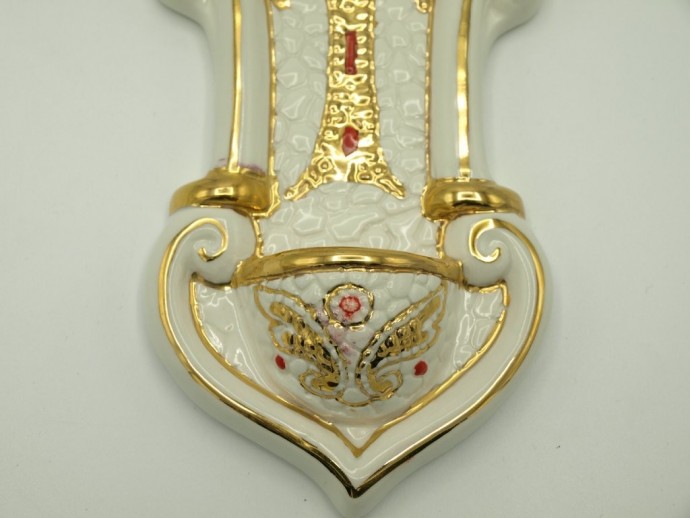Cm. - 16,5 Colore - Bianco/Oro