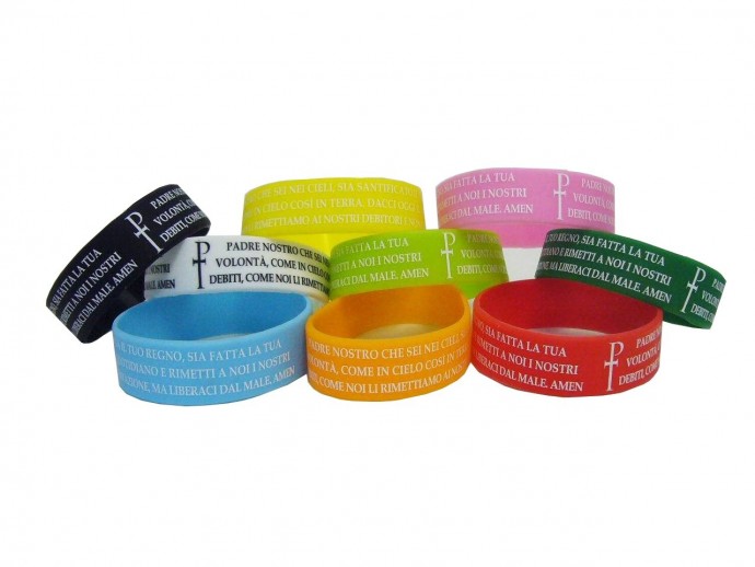 Bracciale gomma Padre Nostro
