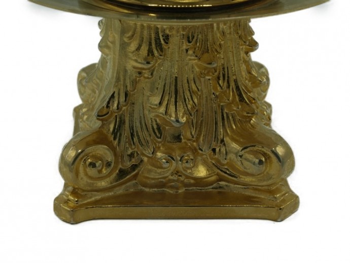 Candeliere da altare diametro 8 cm altezza cm. 13,5.