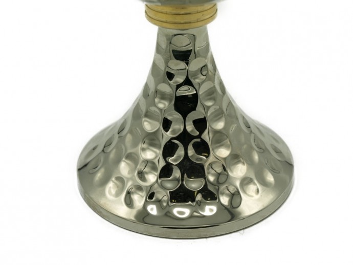 Pisside ottone dorato+Nik H 16 cm.