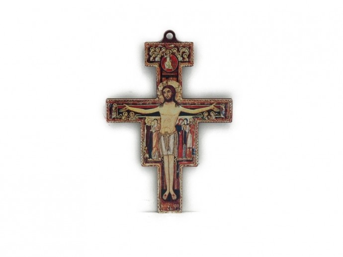 Crocifisso da muro San Damiano misura cm. 8 o 14