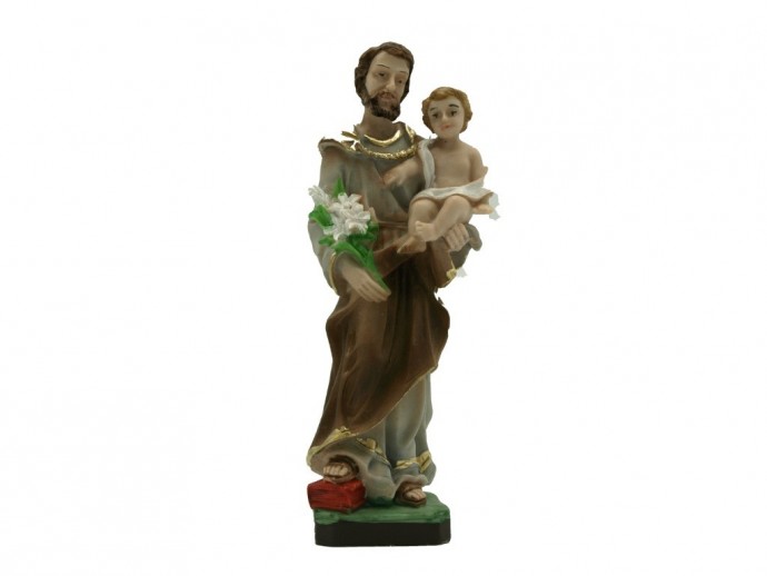 Statua San Giuseppe cm. 12