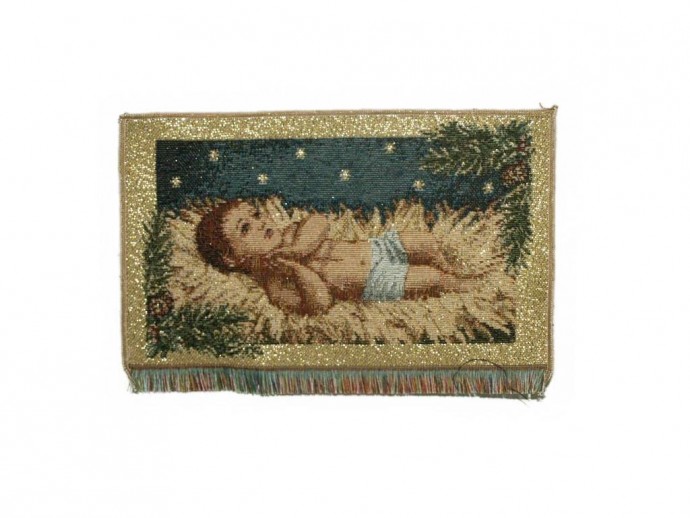 Arazzino Gesù Bambino cm. 26x16.5