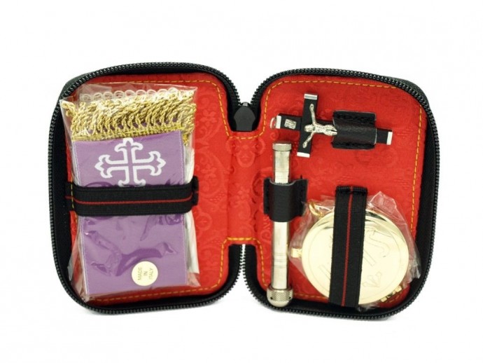 Astuccio porta Viatico in vera pelle