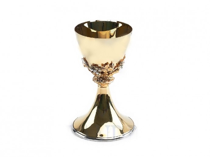 Calice con peltro cm. 20