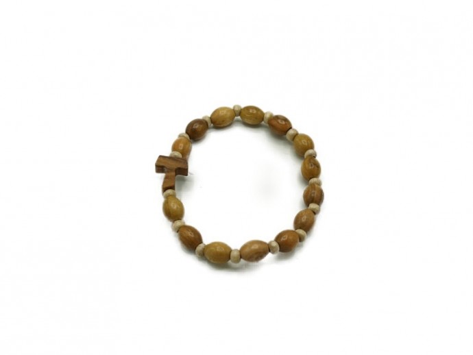 Bracciale rosario in legno di Ulivo