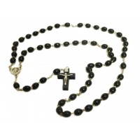 Corona rosario legno nero