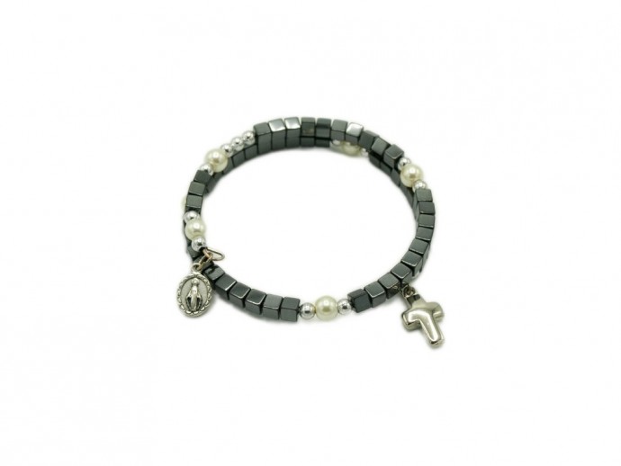 Bracciale Ematite a molla 4x4