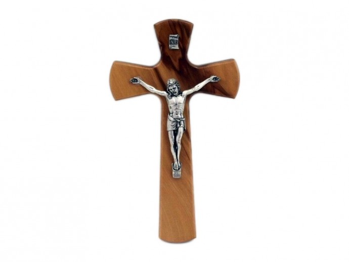 Crocifisso in legno di ulivo CM. 21