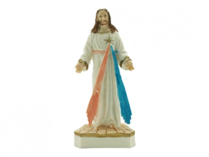 Statua Gesù Misericordioso cm. 12