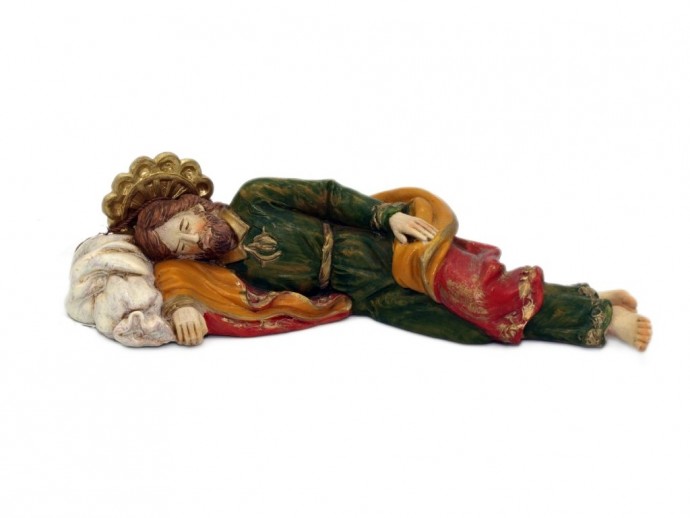 Statua S. Giuseppe Dormiente cm. 12