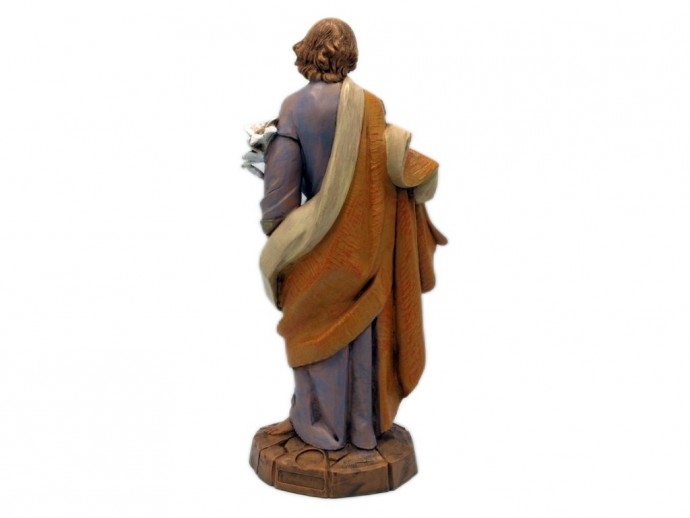 Statua San Giuseppe con bambino cm. 31
