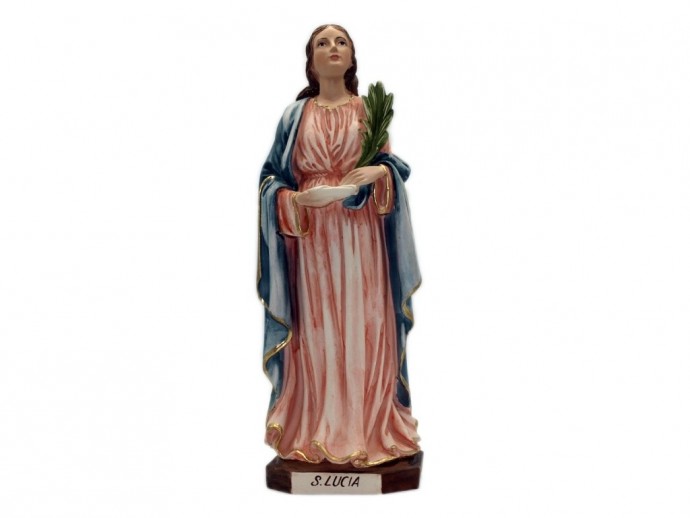 Statua Santa Lucia cm. 30