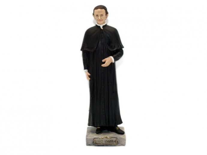 Statua Don Bosco cm. 19
