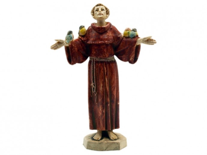 Statua San Francesco cm. 15
