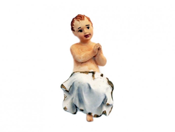 Statua Bambino Gesù con mani giunte cm.6
