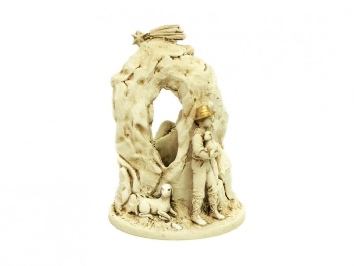 Statua Natività grotta cm. 12.