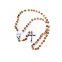 Corona rosario legno ulivo e metallo