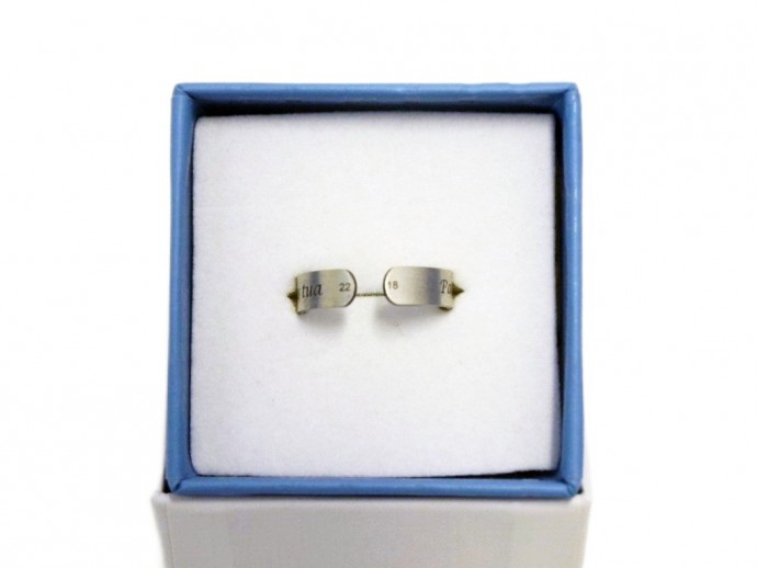 Anello argento Padre Nostro 12/17 -18/22 - 23/27