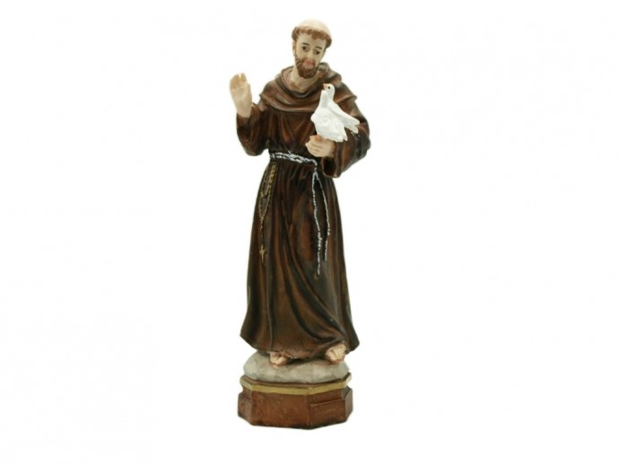Statua San Francesco cm. 21