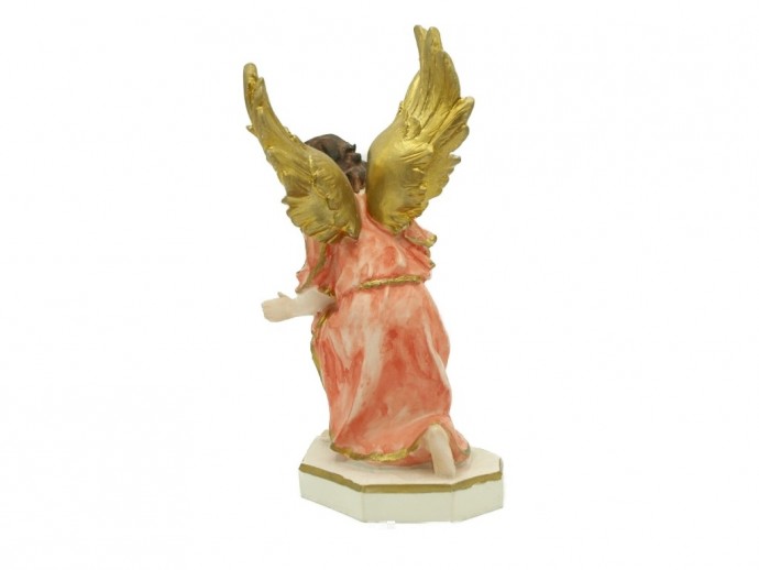 Statua Angelo in ginocchio cm. 20