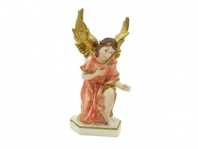 Statua Angelo in ginocchio cm. 20