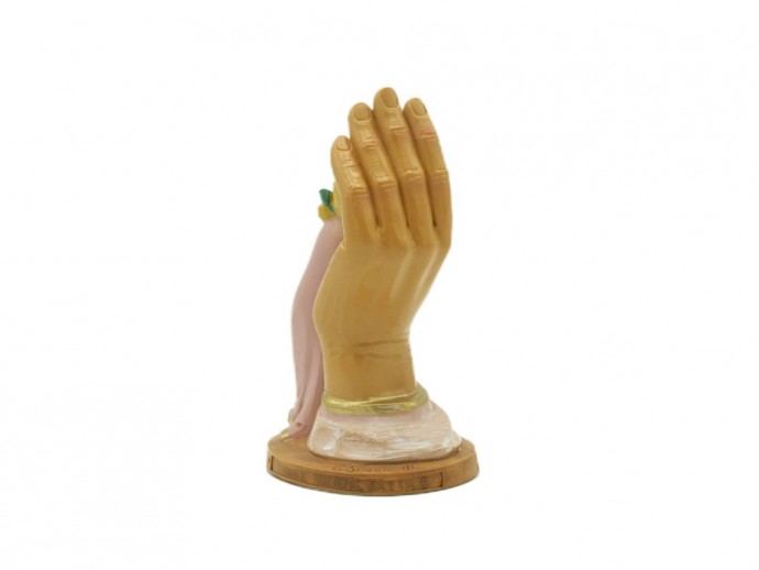 Statua Mano  di Dio con Bambina cm. 12