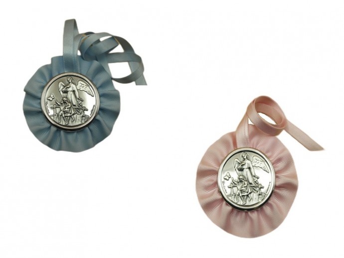 Sopraculla argento bimbo-bimba
