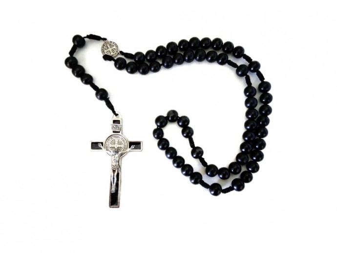 Corona Rosario San Benedetto nero