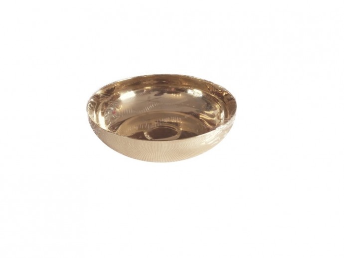 Patena offertoriale ottone cm. 12