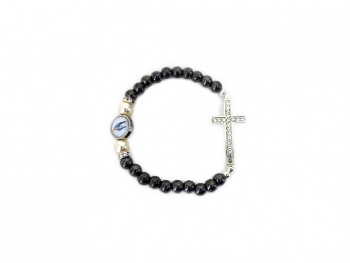 Bracciale Ematite e Perle