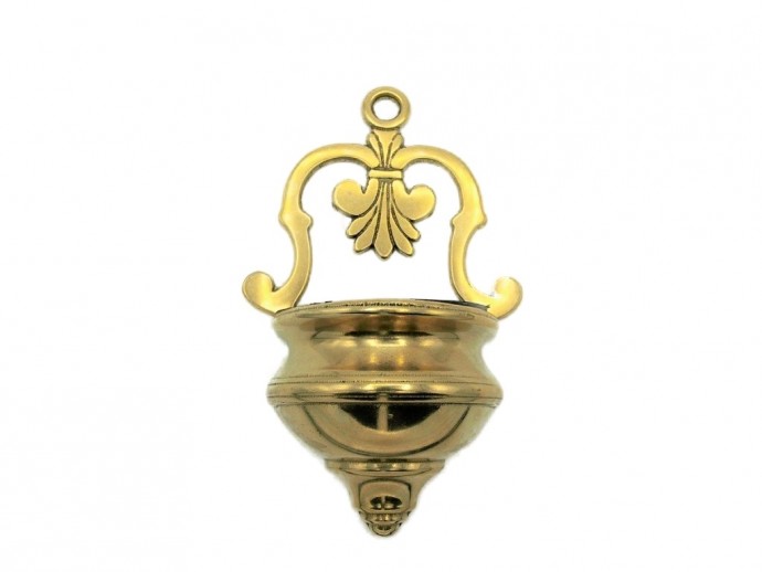 Acquasantiera ottone cm. 17