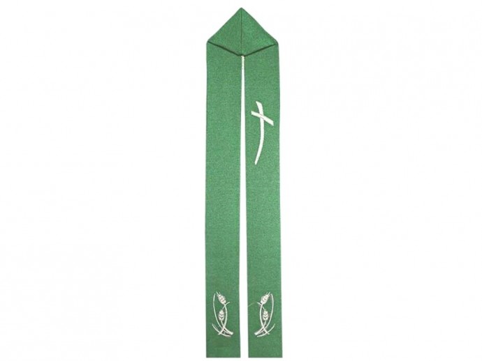 Stola da celebrazione verde
