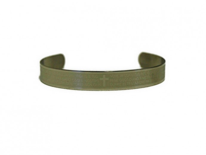 Bracciale a fascia Padre Nostro
