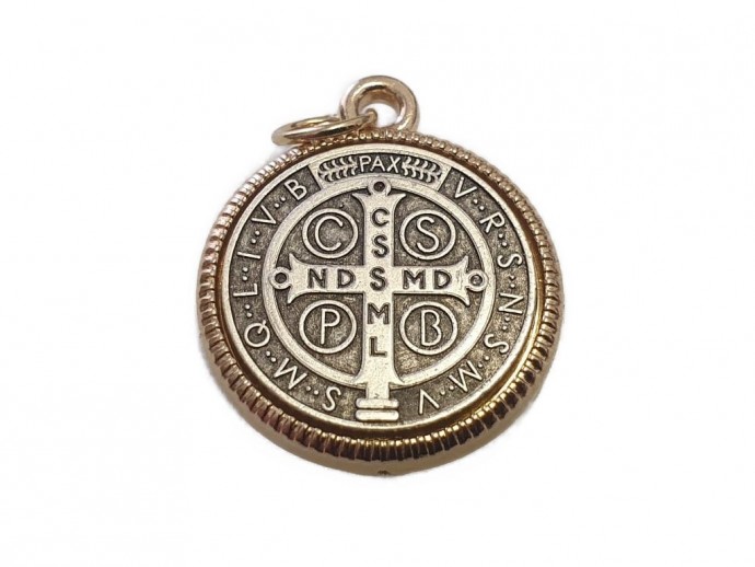 Medaglia San Benedetto mm. 20 fronte