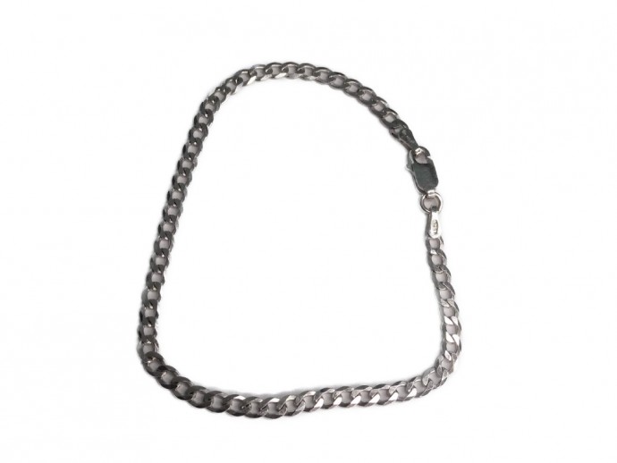 Bracciale Grumetta argento 925/°°° rodiato.