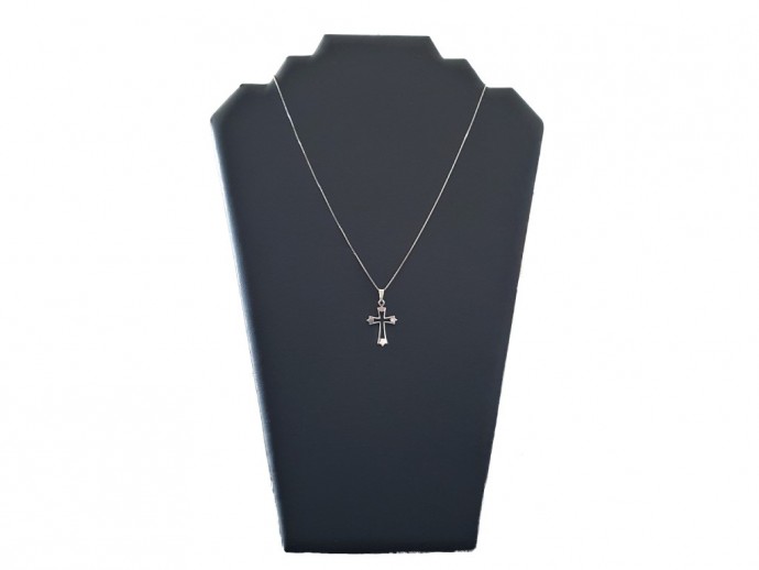 Collana con croce argento 925/°°°