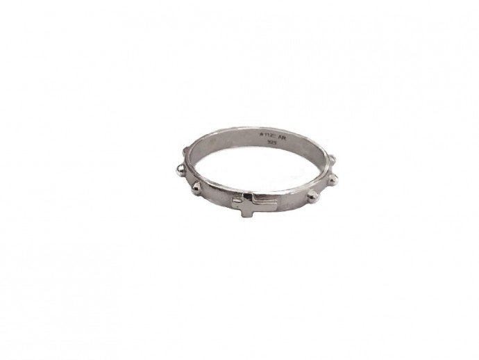 Anello Rosario argento 925/°°°