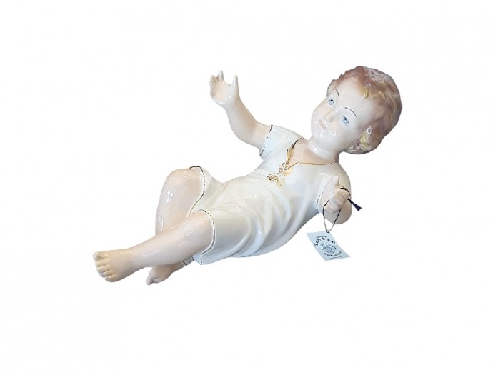 Bambinello in ceramica misura cm. 55