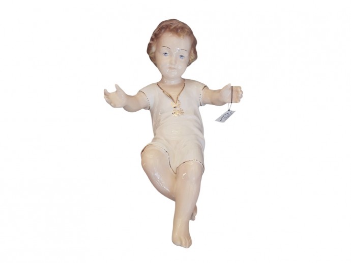 Bambinello in ceramica misura cm. 55