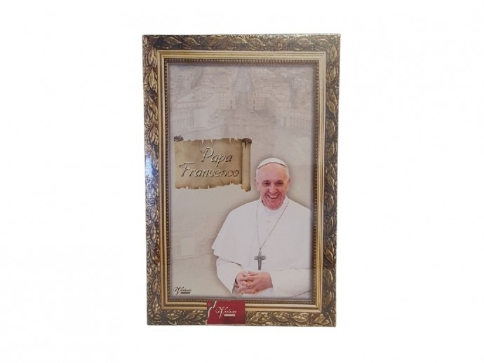 Tela Papa Francesco 20x30